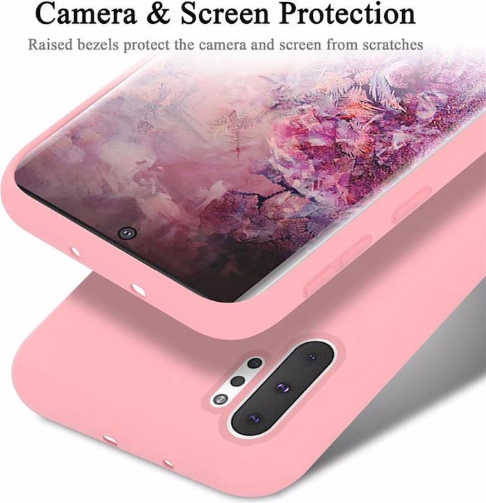 Productafbeelding Cadorabo TPU Liquid Silicone Case Cover (Samsung Galaxy Note 10 Plus, Samsung Galaxy Note 10 Pro)