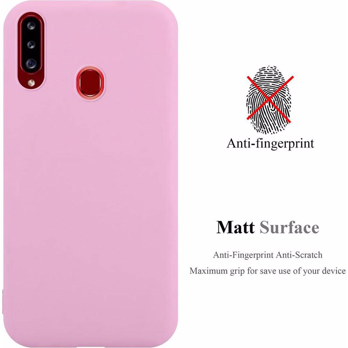 Thumbnail - Cadorabo TPU Candy Cover (Samsung Galaxy A20s), Smartphone Hülle, Rosa
