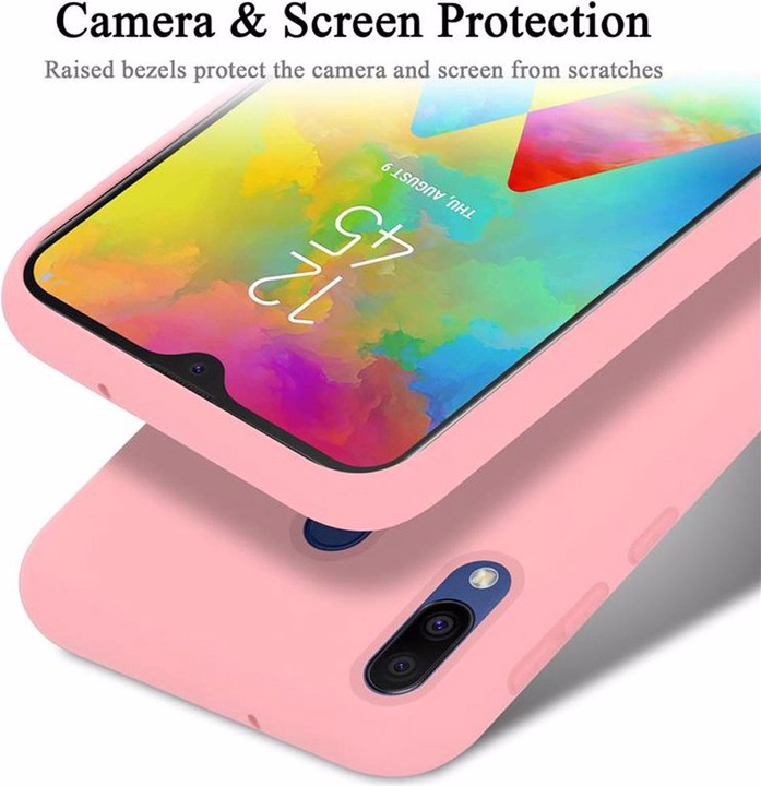 Produktbild Cadorabo TPU Liquid Silicone Case Cover (Samsung Galaxy M20)