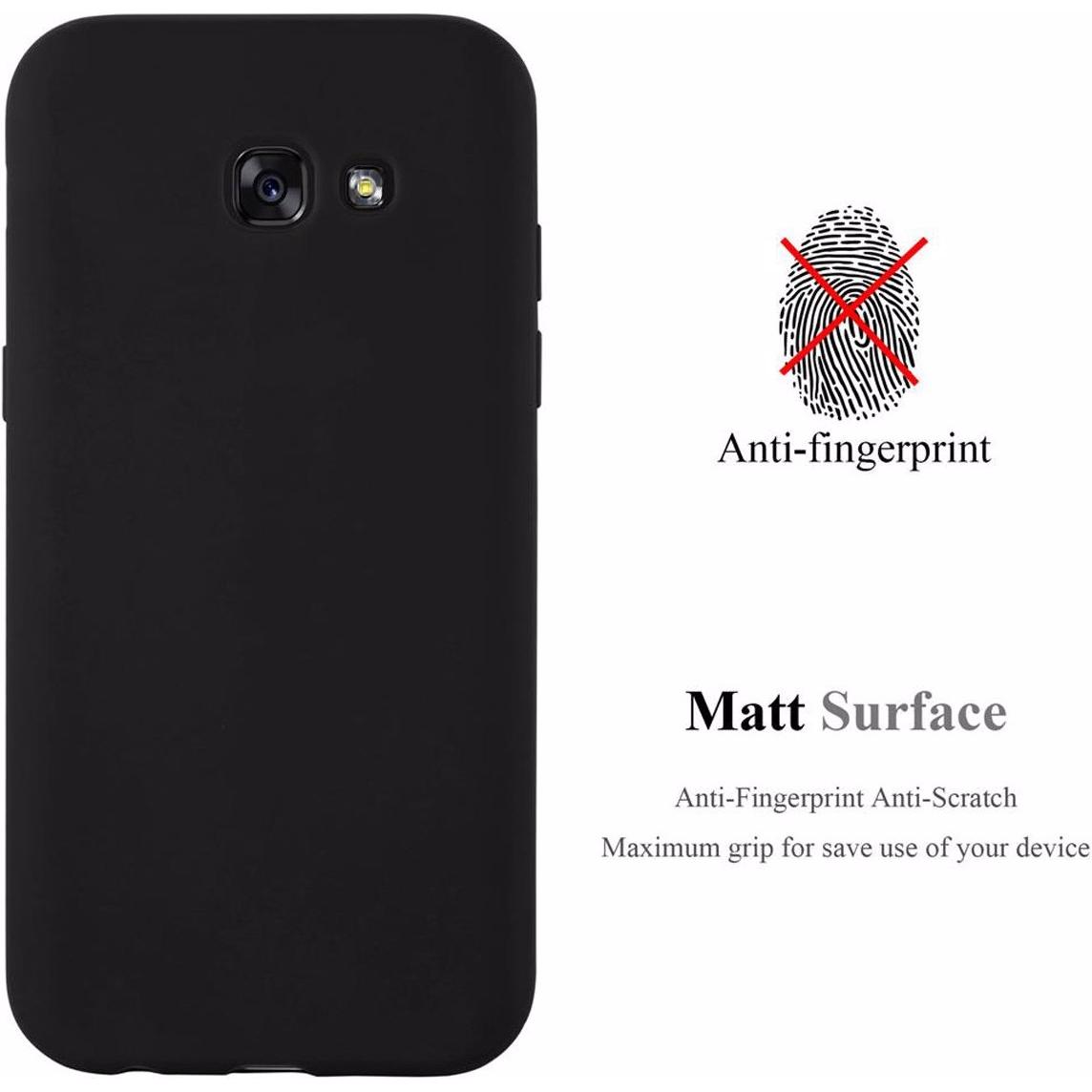 Thumbnail - Cadorabo TPU Candy Cover (Samsung Galaxy A7 (2017)), Smartphone Hülle, Schwarz