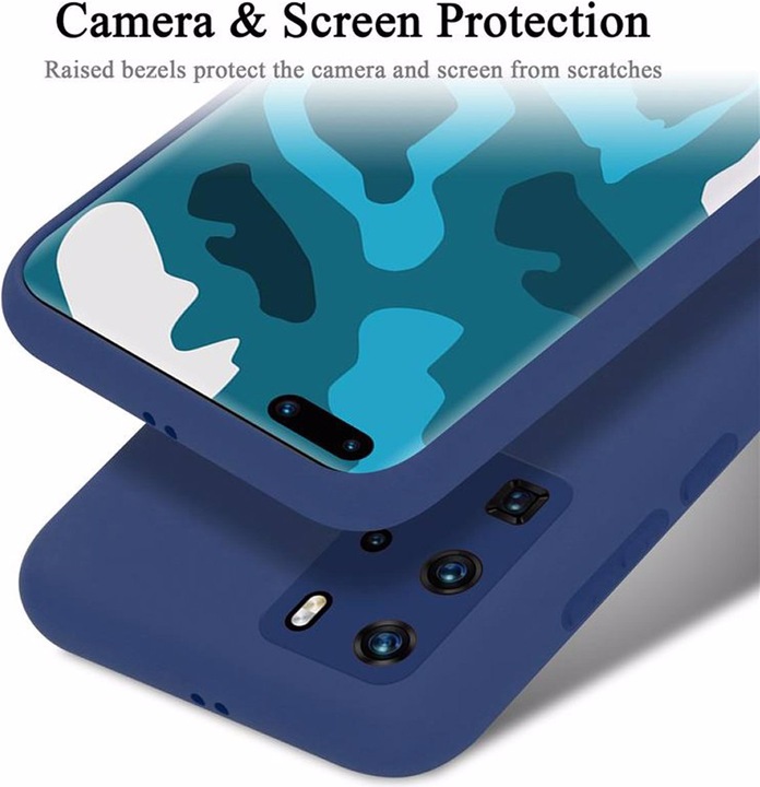 Produktbild Cadorabo TPU Liquid Silicone Case Cover (Huawei P40 Pro+)