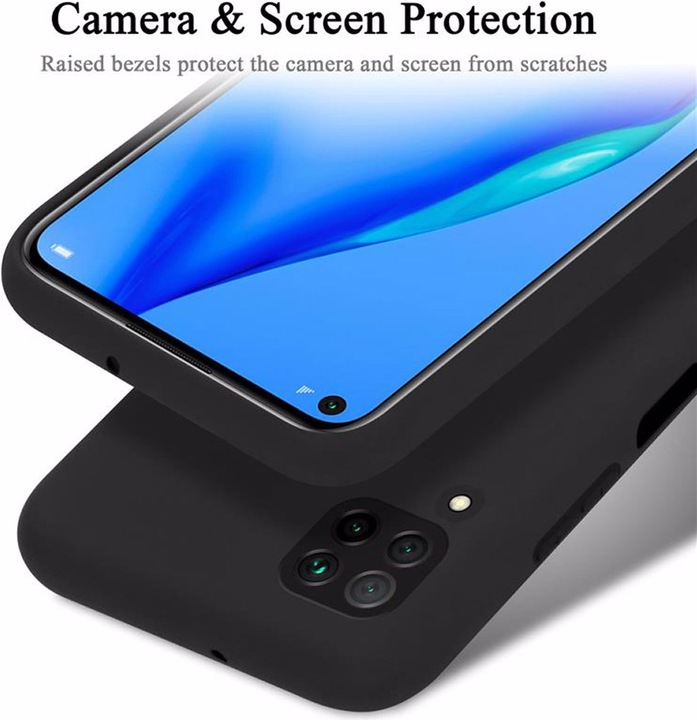 Actual product image Cadorabo TPU Liquid Silicone Case Cover (Huawei Nova 7i, Huawei Nova 6 SE, Huawei P40 Lite)