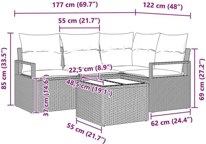 Actual product image vidaXL Xavier
