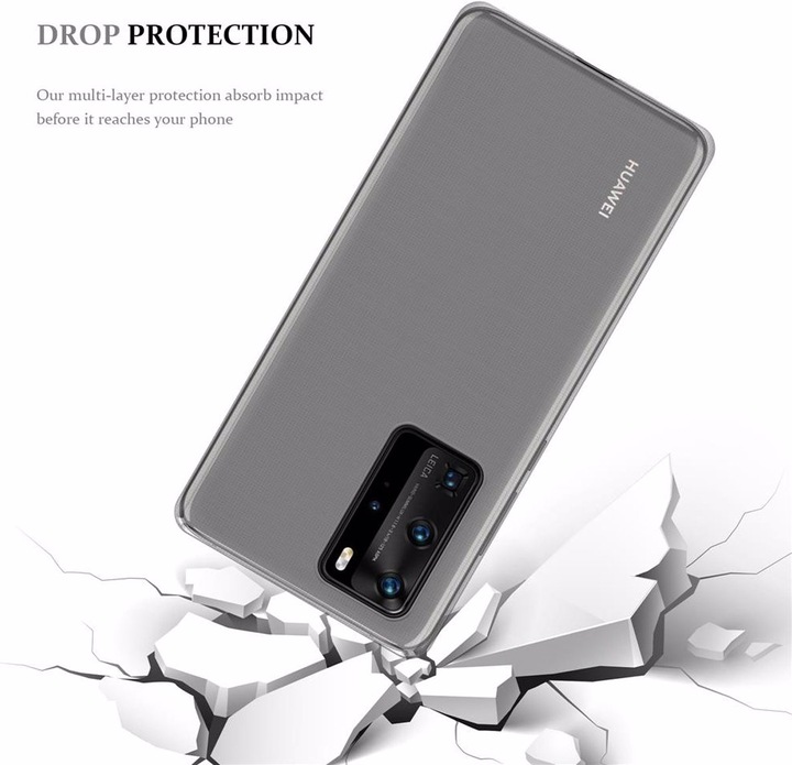 Actual product image Cadorabo TPU Ultra Slim AIR Cover (Huawei P40)