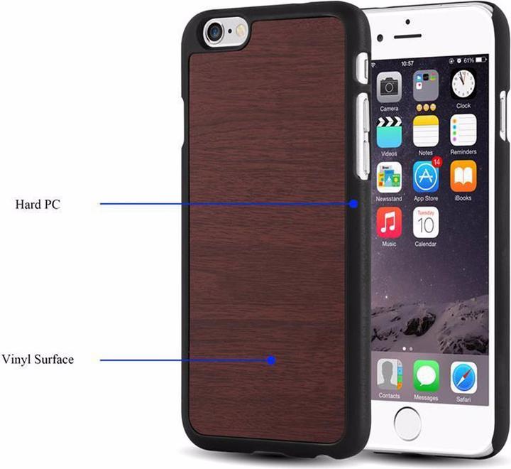 Actual product image Cadorabo Hard Cover Woody Cover (Apple iPhone 6 Plus)