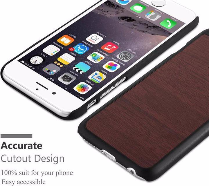 Actual product image Cadorabo Hard Cover Woody Cover (Apple iPhone 6 Plus)