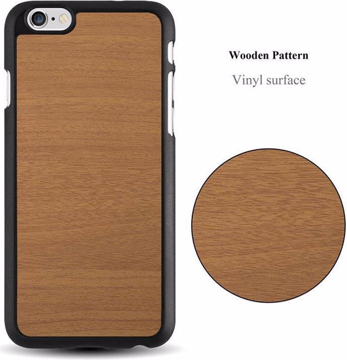 Productafbeelding Cadorabo Harde kaft Woody Cover (Apple iPhone 6 Plus)