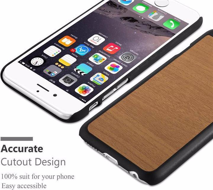 Productafbeelding Cadorabo Harde kaft Woody Cover (Apple iPhone 6 Plus)