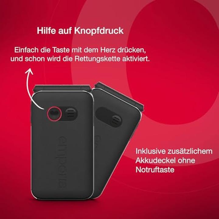 Actual product image Emporia JOY LTE V228 New (4G) Red (2.80", 2 Mpx, 4G)