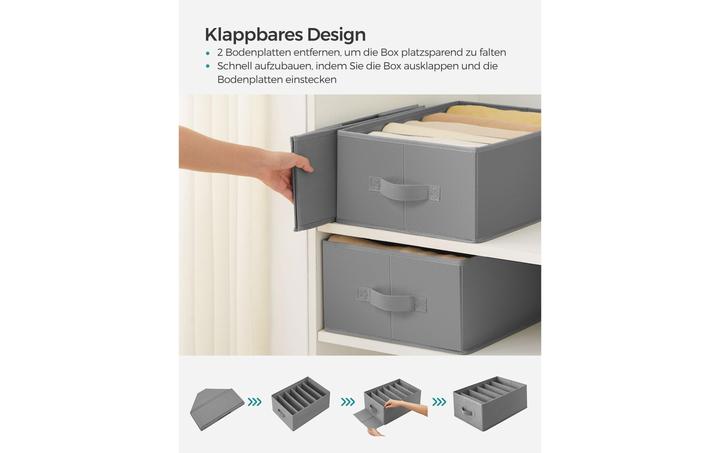 Image du produit Songmics Boîtes de rangement (30 cm, 4x)