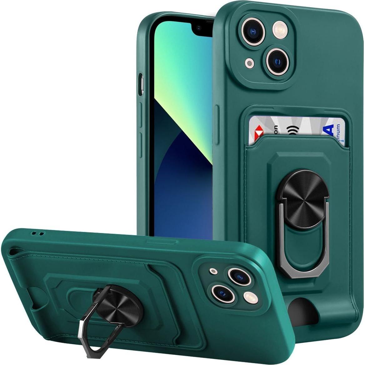 König Design Hülle Handy Schutz für Apple iPhone 14 Serie Case Cover Tasche Etuis Kartenfach (Apple iPhone 14 Plus), Sma...