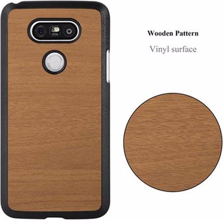 Productafbeelding Cadorabo Harde kaft Woody Cover (LG G5)