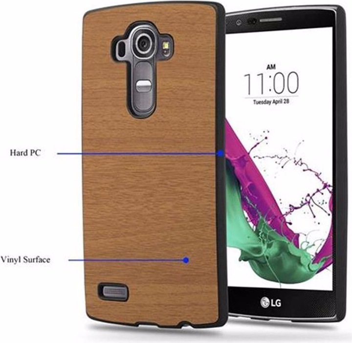 Immagine prodotto Cadorabo Copertina rigida Copertina di legno (LG G4, Motorola Moto G4 Plus)