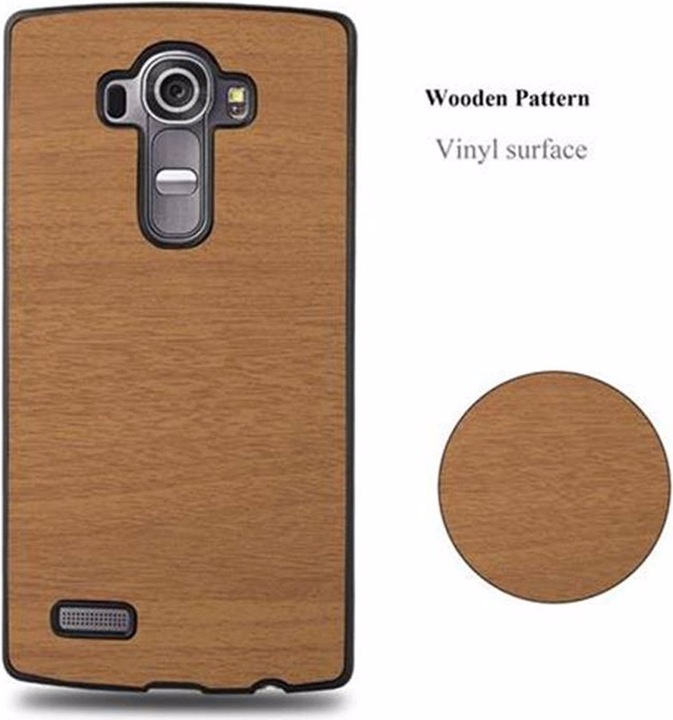 Immagine prodotto Cadorabo Copertina rigida Copertina di legno (LG G4, Motorola Moto G4 Plus)