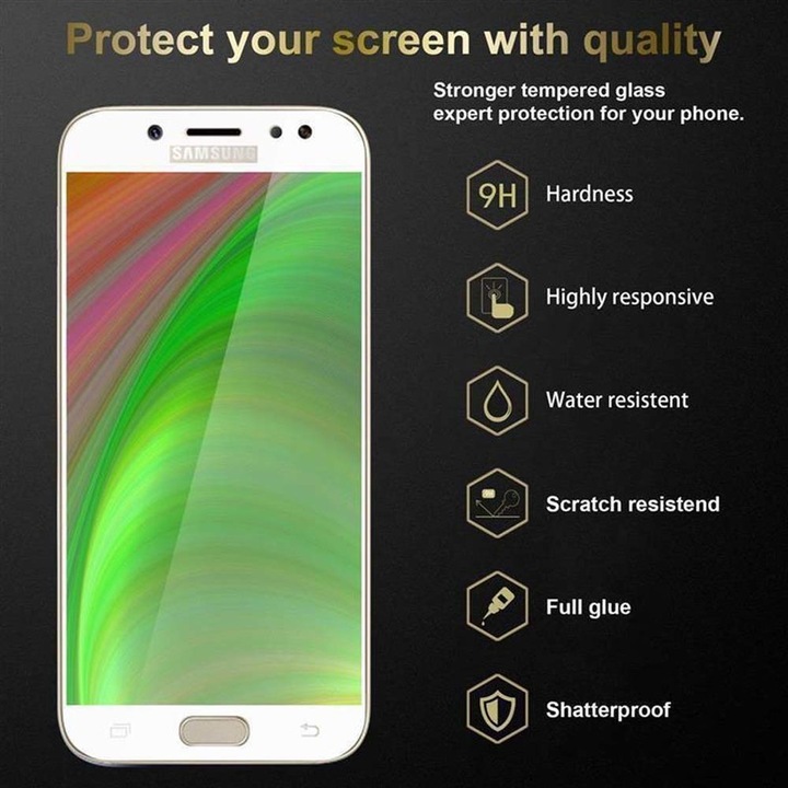 Image du produit Cadorabo Verre de protection d'écran plein écran (1 pièce(s), Samsung Galaxy J5 Prime)