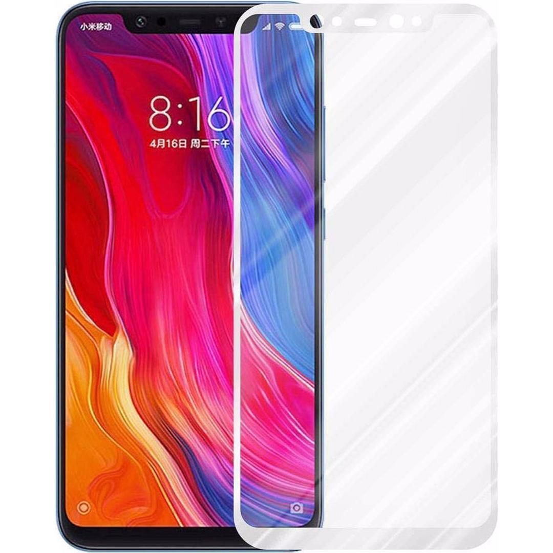 Thumbnail - Cadorabo Vollbild Displayschutzglas (1 Stück, Xiaomi Mi 8), Smartphone Schutzfolie, Weiss