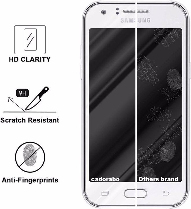 Produktbild Cadorabo Vollbild Displayschutzglas (1 Stück, Samsung Galaxy J1)