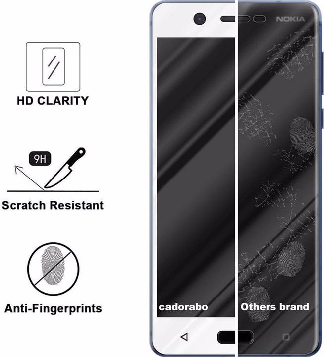 Immagine prodotto Cadorabo Vetro di protezione del display a schermo intero (1 Pezzo/i, Nokia 5.1)