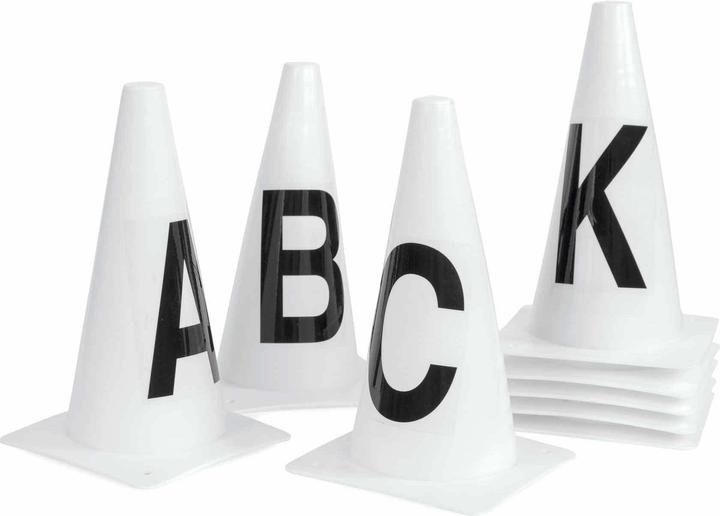 Actual product image Shires Cone Marker Dressage 8Pack Set Plastic