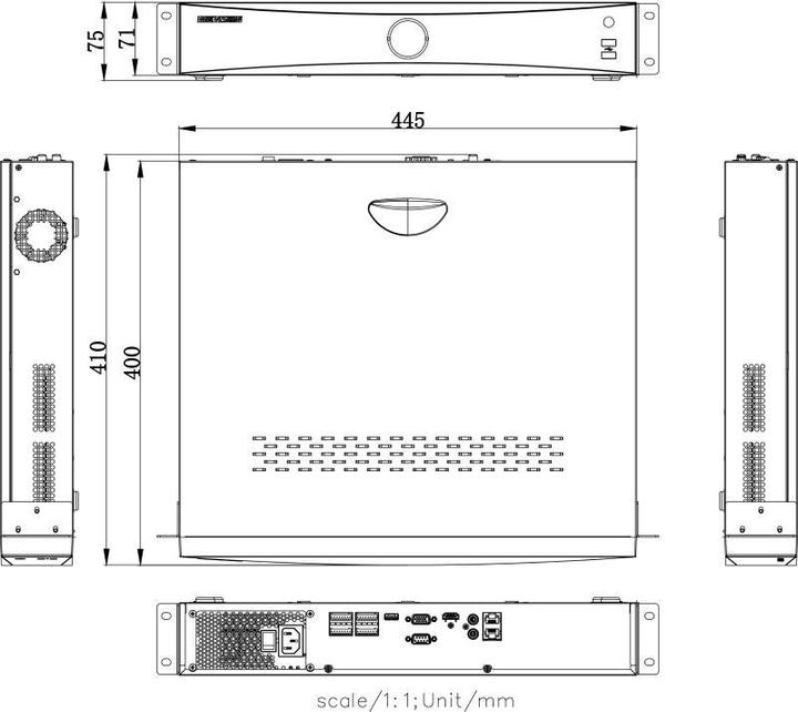 Actual product image Hikvision IP-DVR: DS-7732NXI-K4(D) (Network Video Recorder (NVR))