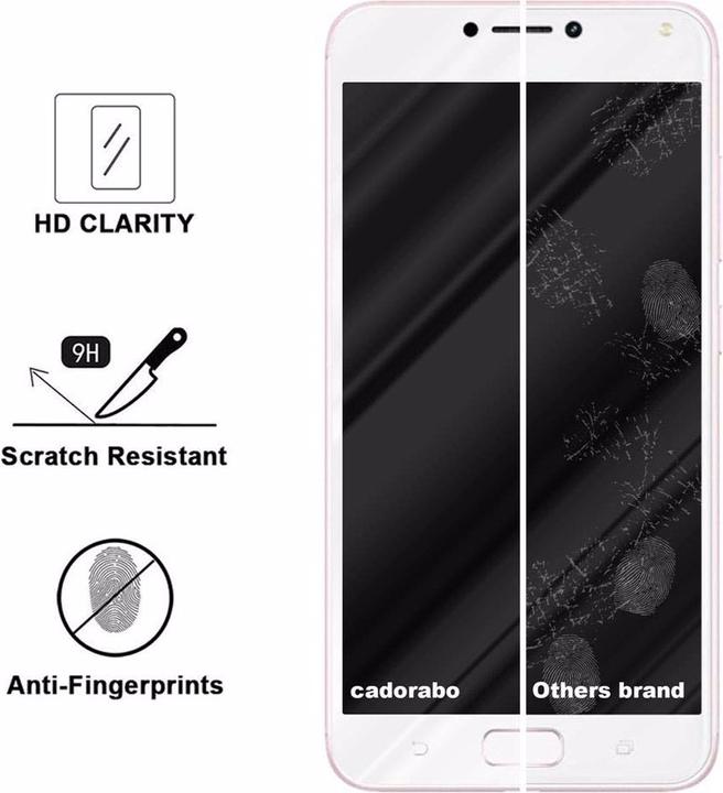 Immagine prodotto Cadorabo Vetro di protezione del display a schermo intero (1 Pezzo/i, Asus Zenfone 4 Max)