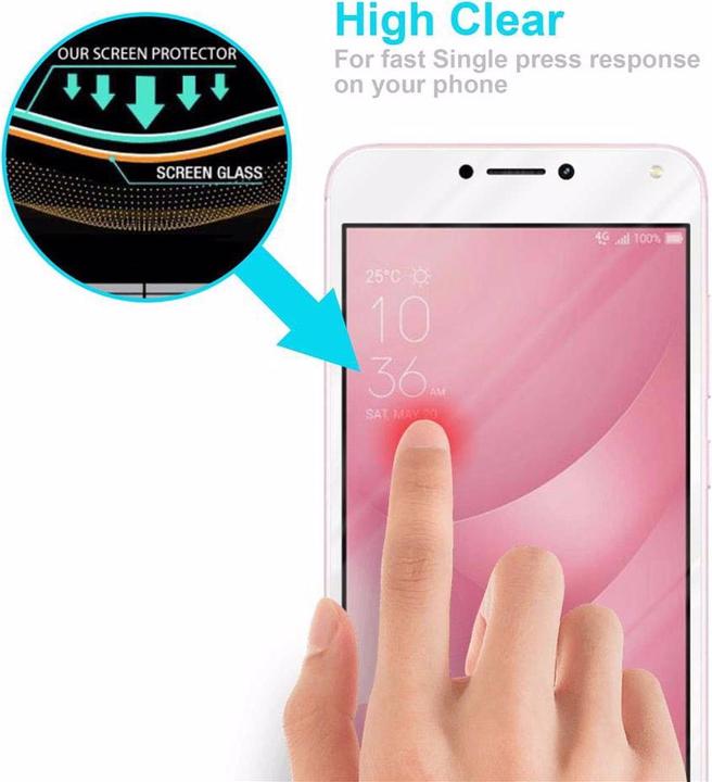 Immagine prodotto Cadorabo Vetro di protezione del display a schermo intero (1 Pezzo/i, Asus Zenfone 4 Max)
