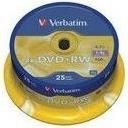 Actual product image Verbatim DVD+RW, 4x, 4.7GB, 25 spindle (25 x)