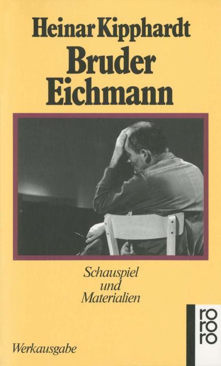 Produktbild Bruder Eichmann (Deutsch, Heinar Kipphardt, 1998)
