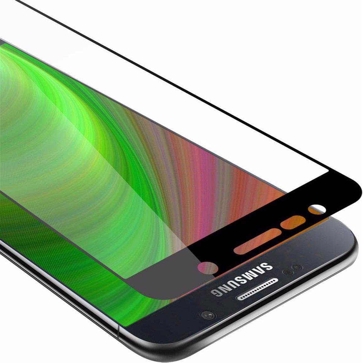 Cadorabo Vollbild Displayschutzglas (1 Stück, Samsung Galaxy Note 5), Smartphone Schutzfolie, Schwarz