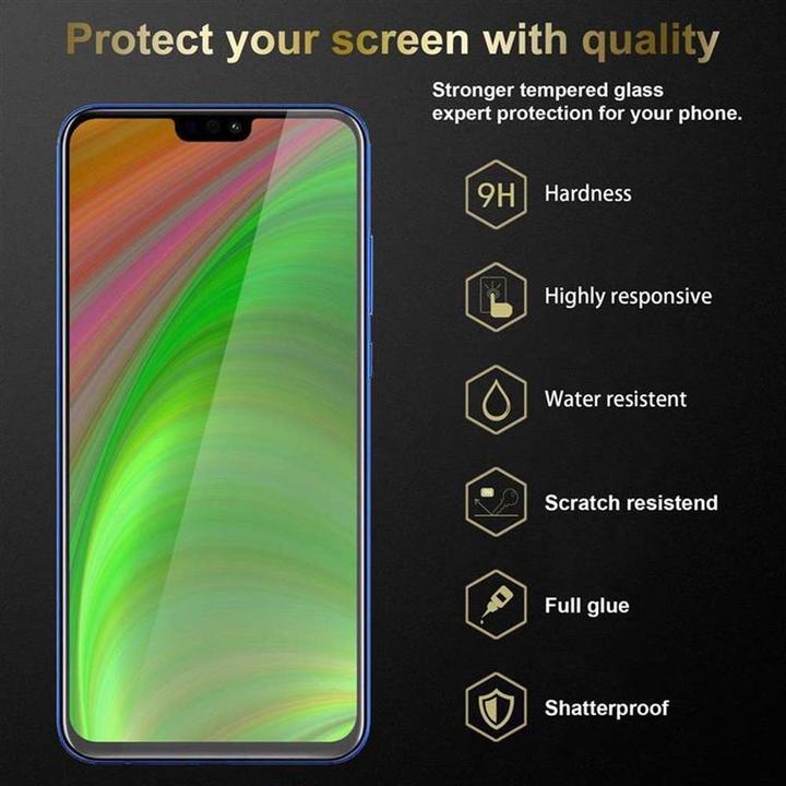 Actual product image Cadorabo Full screen display protection glass (1 Piece, HTC 8X)