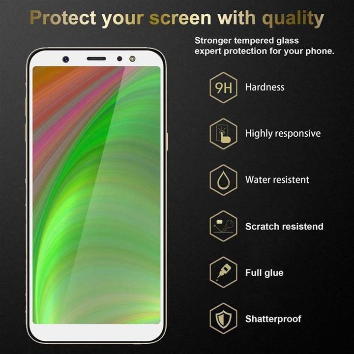 Immagine prodotto Cadorabo Vetro di protezione del display a schermo intero (1 Pezzo/i, Samsung Galaxy J6 (2018))