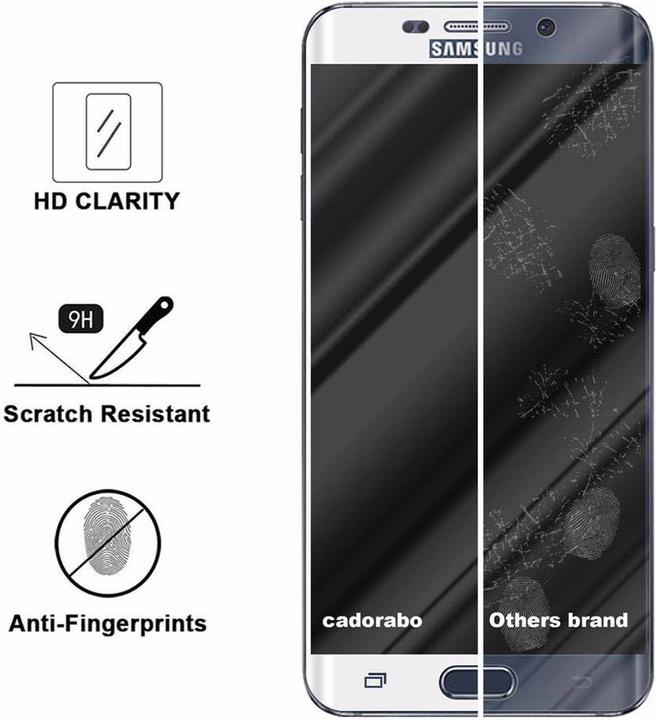 Image du produit Cadorabo Verre de protection d'écran plein écran (1 pièce(s), Samsung Galaxy S6 Edge)