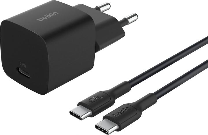 Belkin BOOST Charge 25W USB-C sw Lad.PD/PPS 1m K. WCA012kq1MBK-B6 (25 W)