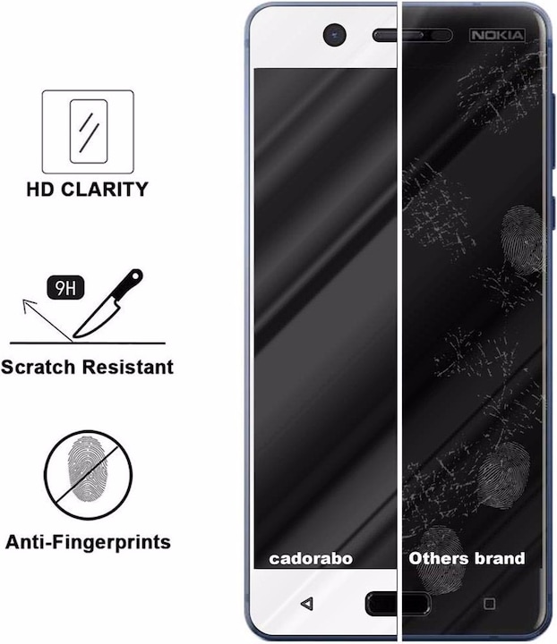 Produktbild Cadorabo Vollbild Displayschutzglas (1 Stück, Huawei Y5 (2017))