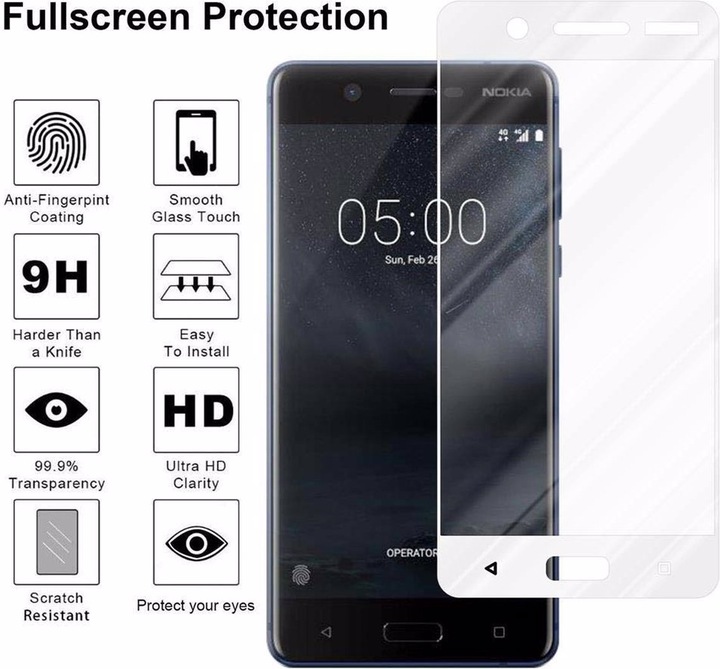 Produktbild Cadorabo Vollbild Displayschutzglas (1 Stück, Huawei Y5 (2017))