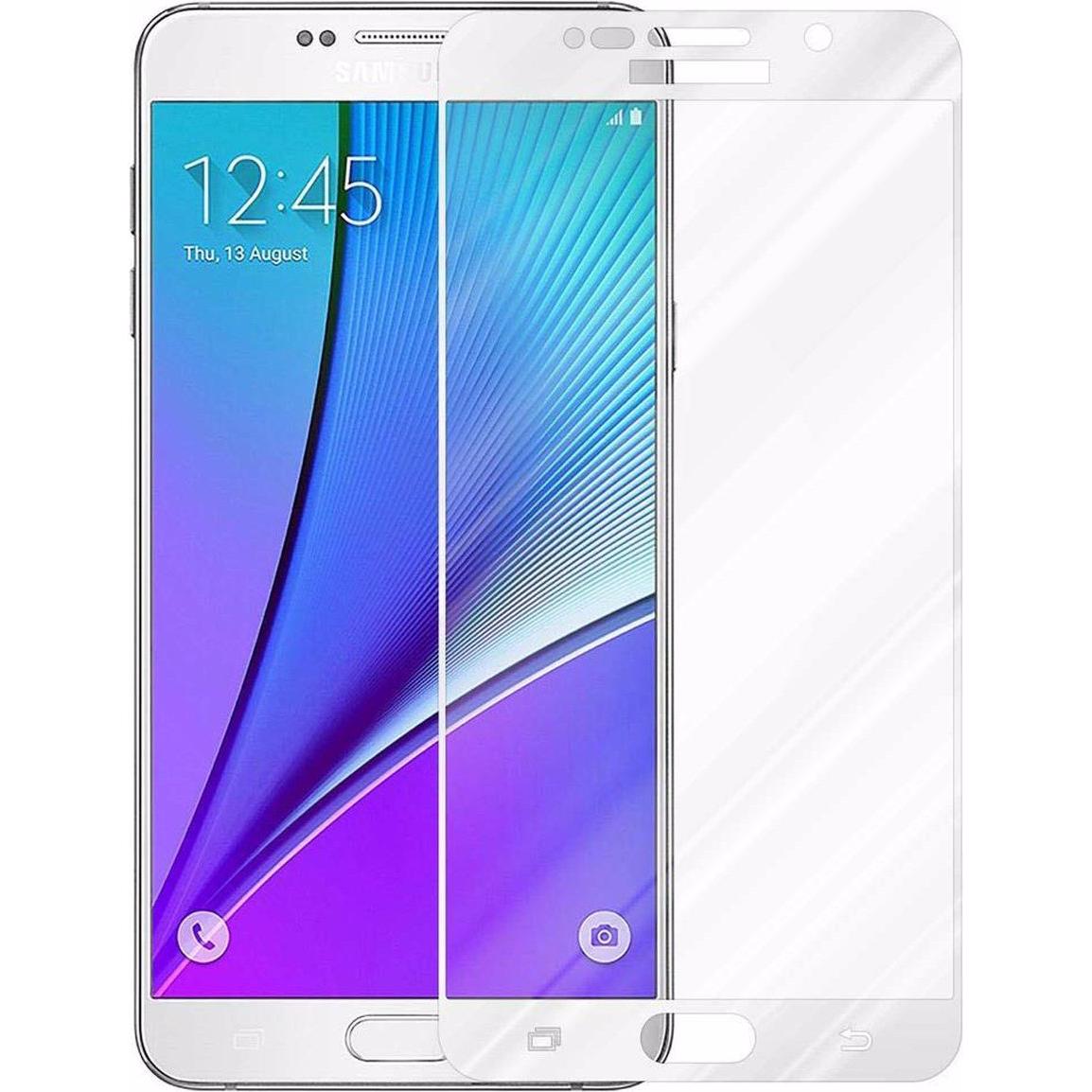 Thumbnail - Cadorabo Vollbild Displayschutzglas (1 Stück, Samsung Galaxy Note 5), Smartphone Schutzfolie, Weiss