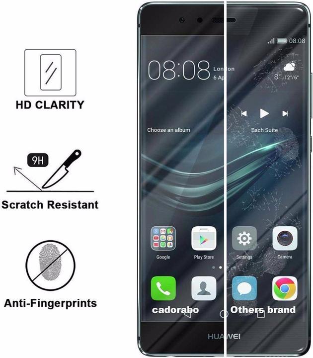 Immagine prodotto Cadorabo Vetro di protezione del display a schermo intero (1 Pezzo/i, Huawei P9 Plus)