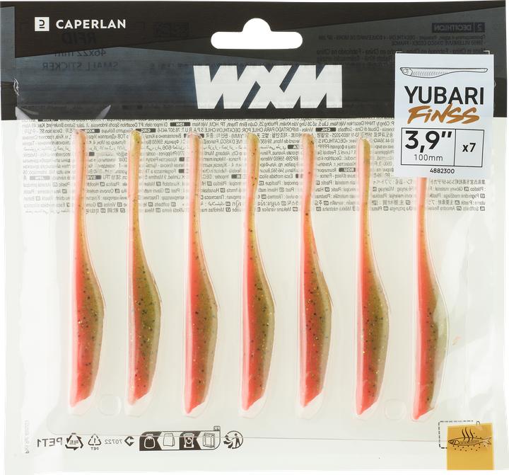 Immagine prodotto Caperlan Piuma di gomma Finesse WXM Yubari Finesse 100 (10 cm)