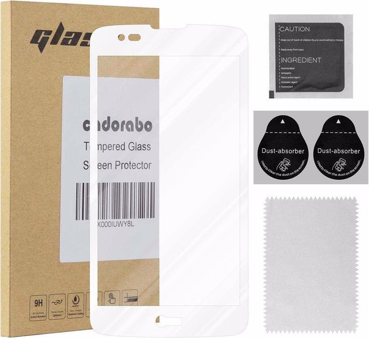 Actual product image Cadorabo Full screen display protection glass (1 Piece, LG K8)