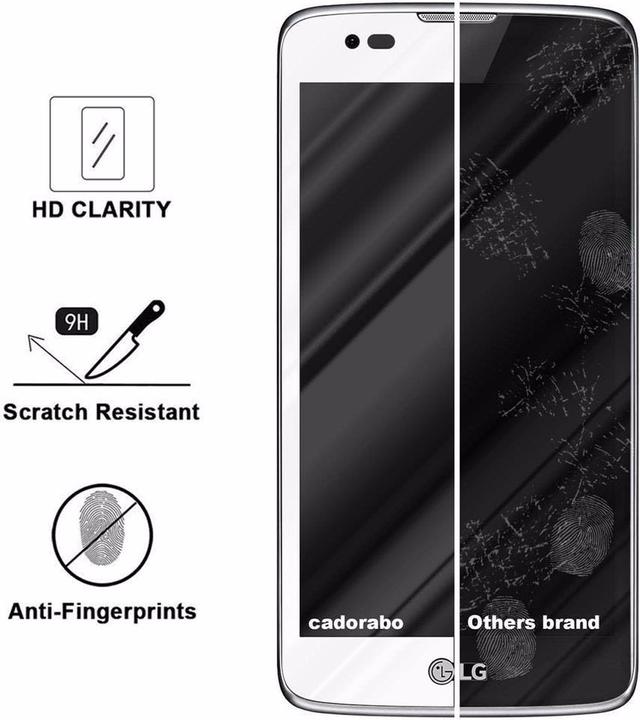Actual product image Cadorabo Full screen display protection glass (1 Piece, LG K8)
