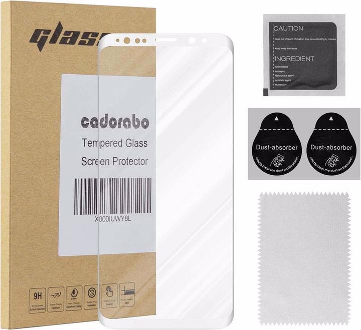 Actual product image Cadorabo Full screen display protection glass (1 Piece, Samsung Galaxy S9+)