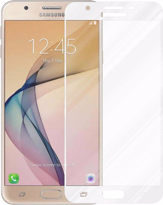Actual product image Cadorabo Full screen display protection glass (1 Piece, Samsung Galaxy J7 Prime)