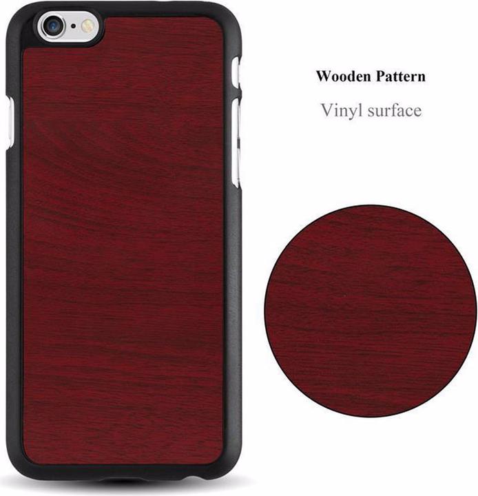 Actual product image Cadorabo Hard Cover Woody Cover (Apple iPhone 6 Plus)