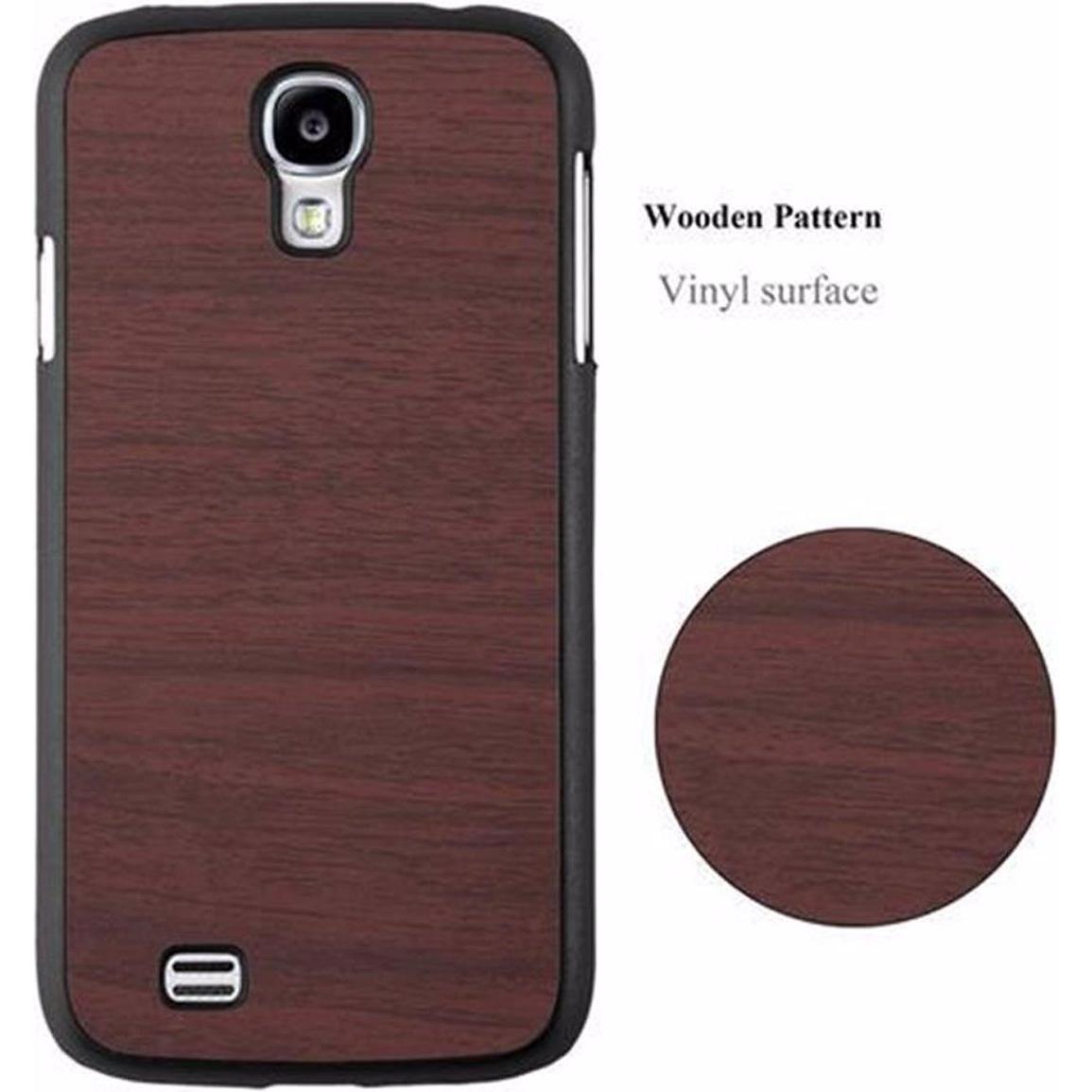 Thumbnail - Cadorabo Hard Cover Woody Cover (Samsung Galaxy S4), Smartphone Hülle, Braun