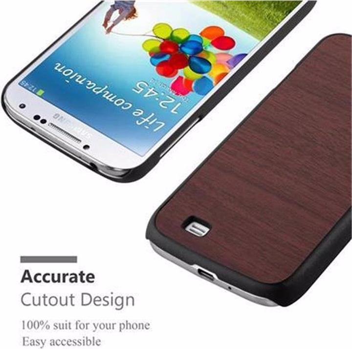 Productafbeelding Cadorabo Harde kaft Woody Cover (Samsung Galaxy S4)