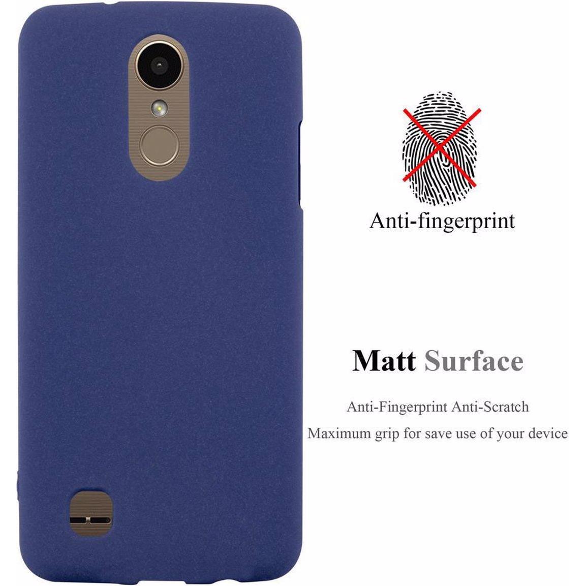 Thumbnail - Cadorabo TPU Frosted Cover (LG K10 (2017)), Smartphone Hülle, Blau