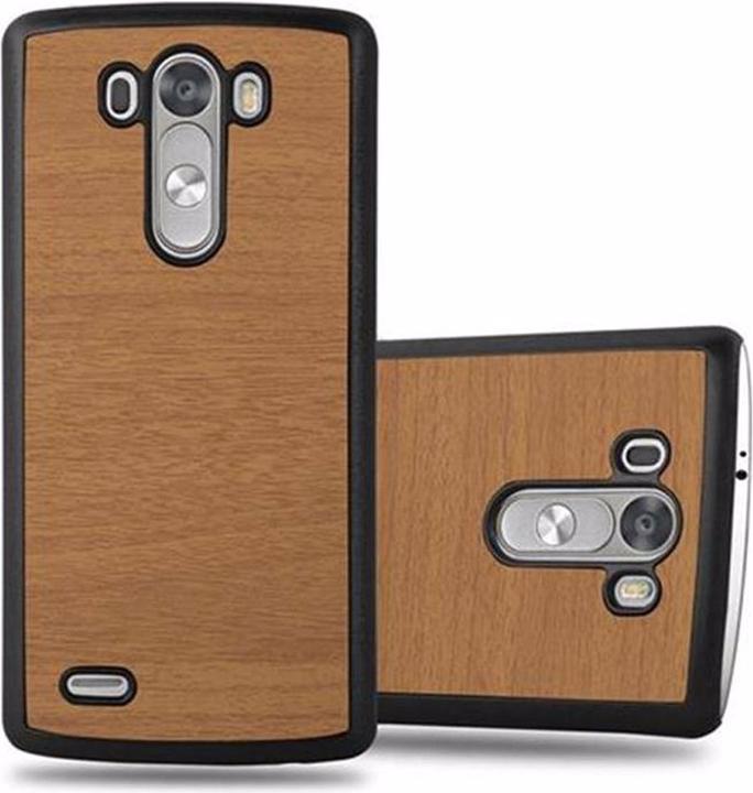 Productafbeelding Cadorabo Harde kaft Woody Cover (LG G3)