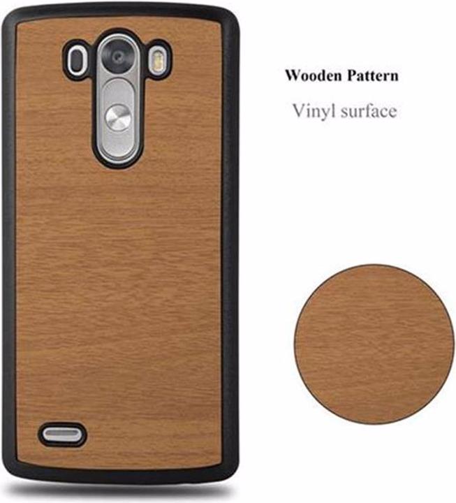 Productafbeelding Cadorabo Harde kaft Woody Cover (LG G3)