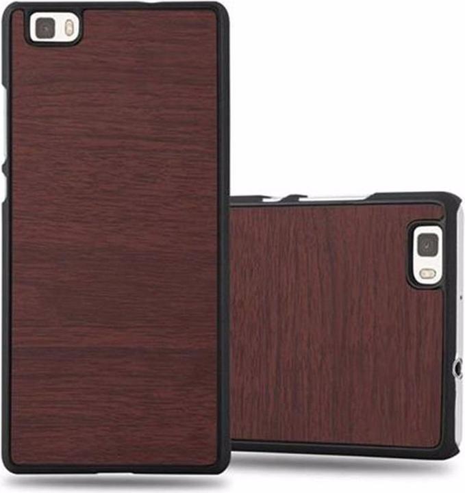 Image du produit Cadorabo Couverture rigide Woody Cover (Huawei P8 Lite)