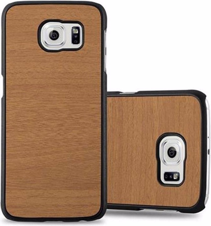 Immagine prodotto Cadorabo Copertina rigida Copertina di legno (Samsung Galaxy S6)